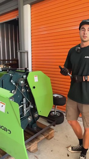 Aus Agro Mini Hay Baling (@ausagro.com.au) - Easy Guide to Opening Your Baler | Farm Equipment Tips