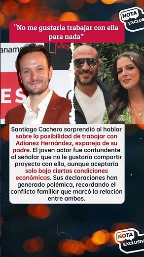 😱 Hijo de Rodrigo Cachero rompe el silencio sobre Adianez… y causa polémica
