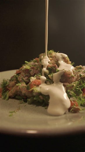 Alexandrian Herring Salad with Tahini Dressing