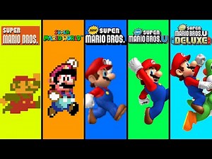 Evolution OF Super Mario Bros Games (1985-2023)