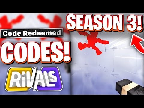 🌟*SEASON 3* NEW UPDATE 20 & SEASON 3 UPDATE CODES FOR RIVALS! ROBLOX ROBLOX RIVALS CODES