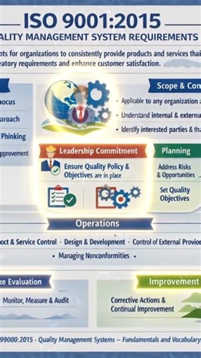 ISO 9001: 2015 #shots #ytshorts #iso9001