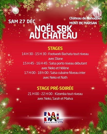 sbk noel au chateau 2728 dec #bachata #danse #dj #kizomba #dance #salsa #coursdedanse