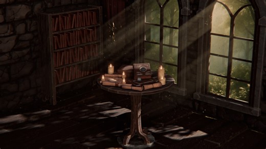 🔥🕯️ 60% OFF [PRE-ORDER] Blender 5 Model a Medieval Researcher's Table