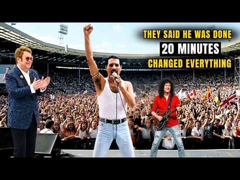 They Said Queen Was Finished — Elton John Watched in Silence as Freddie Took Over Live Aid