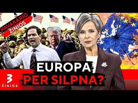 Amerika spaudžia Europą: daromės nebeįdomūs Vašingtonui? • TV3 žinios