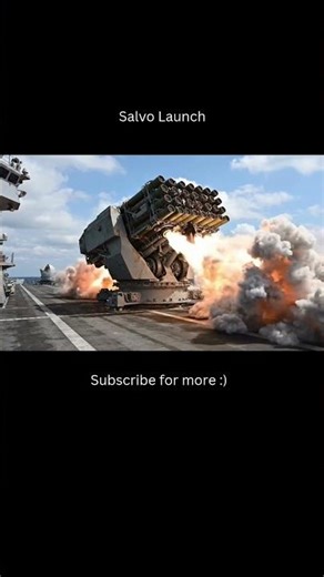 Multiple Missile Launch on Navy Ship — Realistic Raw Footage
