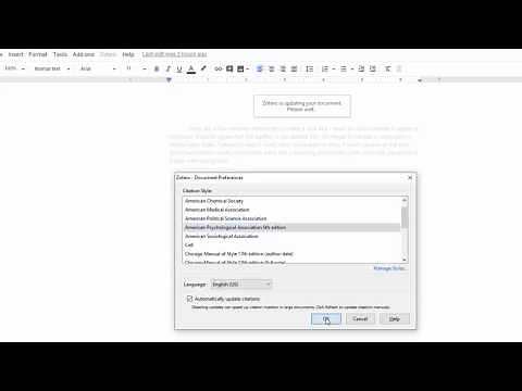 Insert In-text Citations in Google Docs Using Zotero