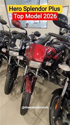 Hero Splendor Plus top model | 2026 Hero Splendor price