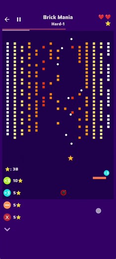 Brick Mania Game, Hard Level, Popular Game,
