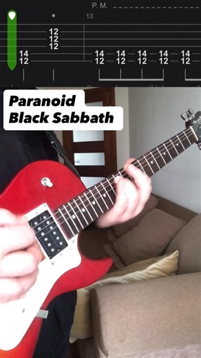 Eugeny Andrushchenko on Instagram: "Paranoid -Black Sabbath(cover tutorial by JekosGuitar) #tutorial #tab #tabs #blacksabbath #paranoid #guitar #cover #rock #music #musician #ukraine #metal #singer #photoshoot #photo #video #reels #instagram"