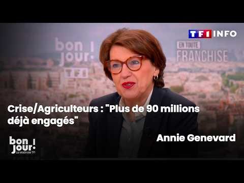 Loi d'urgence agricole : la ministre de l'agriculture invité de TF1｜TF1 INFO