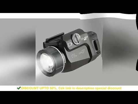 TLR7 Flashlight TR-7 X 500-Lumen Compact Tactical Weapon Light, Includes High, Low Paddle Switches a