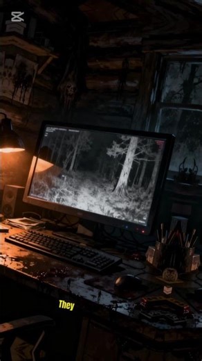 THE TRAIL CAMERA RECORDED Something Watching… #viralhorror