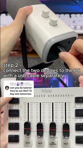 How to simply start #gaming with #fifineam8 &SC3? #fifine #microphone #streaming #gamer #streamer