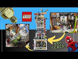 Lego Daily Bugle Sewer Lizard Lab MOC!! / Set Expansion!!