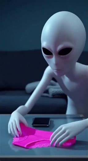 Alien Fail #9: Pink Panties 🛸💀 #alien #underwear #sora2