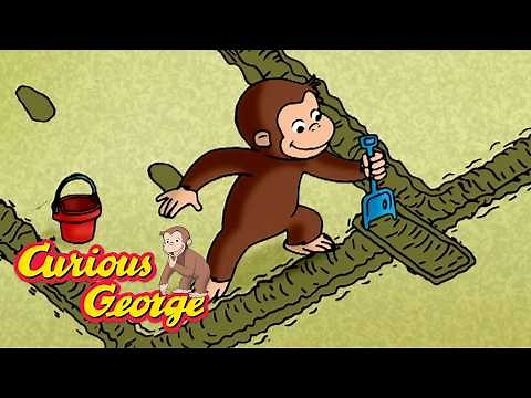 George Wants to build A Sandcastle! 🐵 Curious George 🐵 Kids Cartoon 🐵 Kids Movies