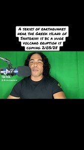 A series of earthquakes near the Greek island of Santorini is bc a huge volcano eruption is coming 2/03/25 #greece #santorinigreece #volcano #earthquakes #fyp #viralvideo | Nick Thomas The Entrepreneur