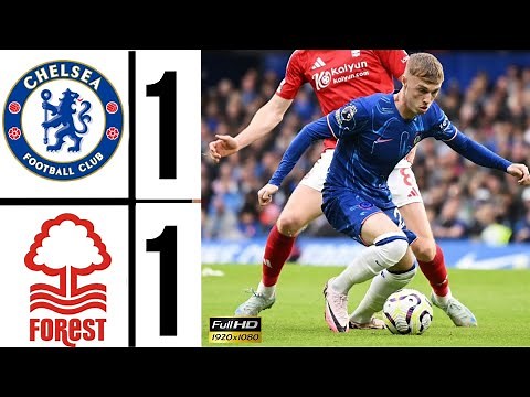 Chelsea vs Nottingham Forest (1-1) All Goals and Extended Highlights |✓ premier!league 2024/25