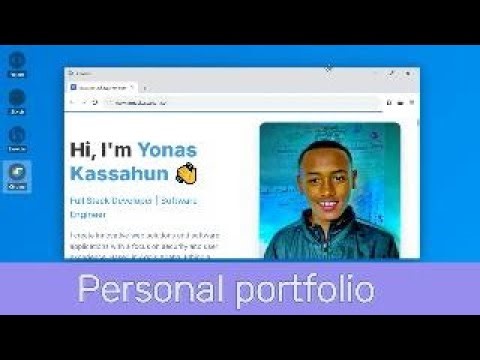 🚀 Welcome to my interactive Windows 10 portfolio!