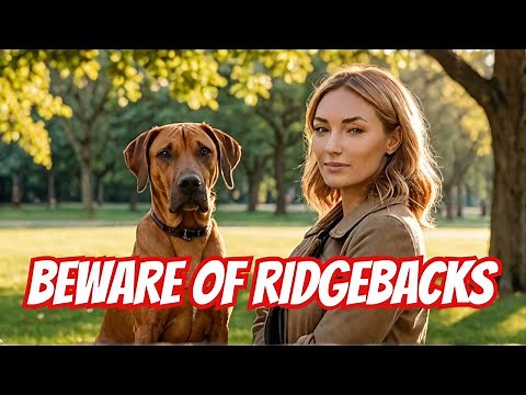 Why You Shouldn't Get a Rhodesian Ridgeback