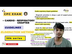 Cardio-respiratory chapter ll Guidelines ll #cpcexam #cpt #aapc #icd #exam #medicalcoding #medical