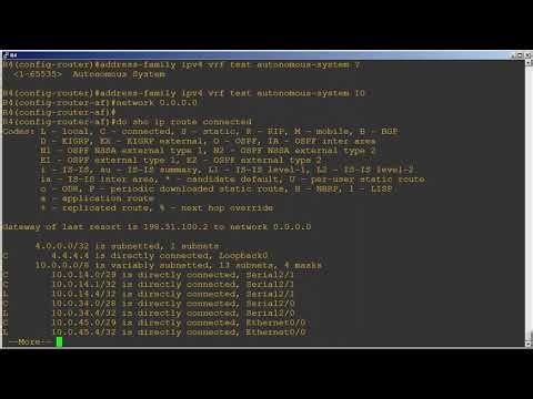 Virtual Routing & Forwarding (VRF) Lite [CCNP Troubleshooting]