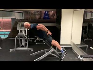 Back extension machine - hip extension