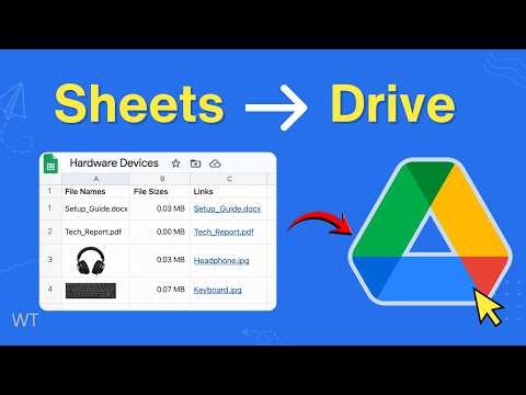 How to Upload Files to Google Drive from Google Sheets | Bulk Upload