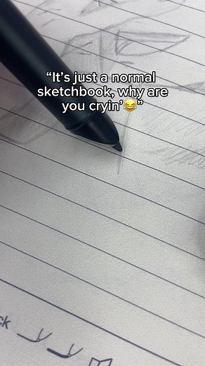 if you’re like me and love drawing on paper but suck at digital art, you need to see this! ✨✍️ This sketchbook syncs everything you draw to your phone or tablet in real time! 🫢📝It feels like normal paper, but makes going digital super easy. I whipped up a whole drawing in minutes!😭✍️ Perfect for artists who aren’t ready to give up that pen and paper vibe. #artist #digitalart #traditionalart #sketchdaily