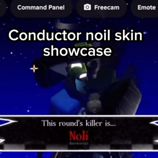Conductor Noil skin showcase#forsaken #forsakenedit #roblox #showcase