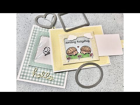 How to use Lawn Fawn Magic Color Slider Die to Make 4 Different Interactive Cards!