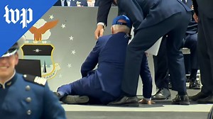 Biden falls at Air Force Academy graduation ceremony - The Global Herald