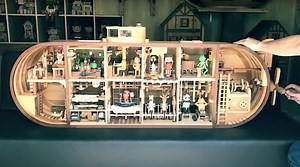 The most adorable animal automata comes to life in this handcrafted submarine