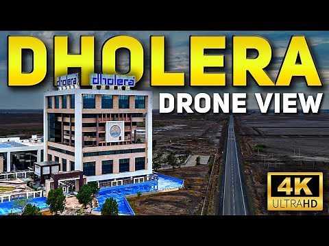 Drone View of Dholera Smart City - 4K Ultra HD Video