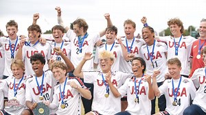 Watch as Team USA in the open division secure a historic TENTH gold medal. 🥇🇺🇸#PullForUS | #USAUltimate | USA Ultimate