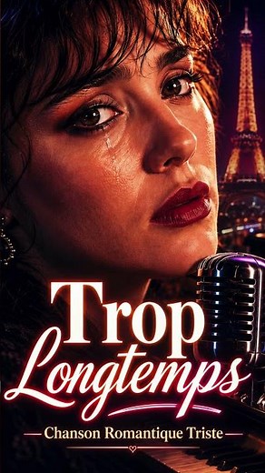 Trop Longtemps 💔 Je T’ai Aimé Plus Que Moi | Chanson Française Triste #shorts