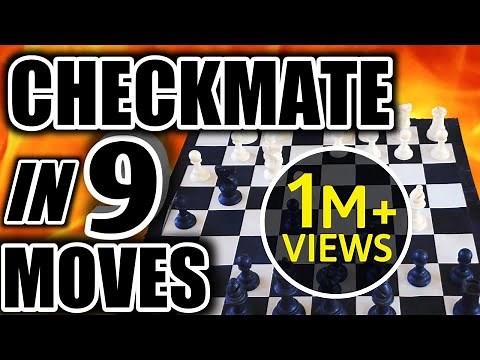 How To Checkmate in 9 Moves | Fishing Pole Trap | Best Chess Trick