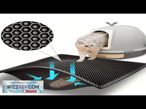 Pet Cat Litter Mat Waterproof Double Layer Cat Litter Trapping Pet Litter