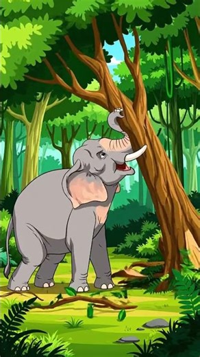 angey elephant destroy forest #anime