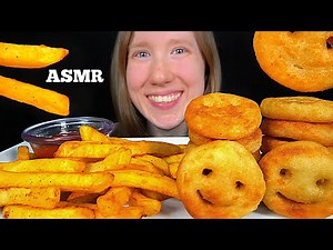 ASMR SMILEY FRIES MUKBANG (No Talking) EATING SOUNDS
