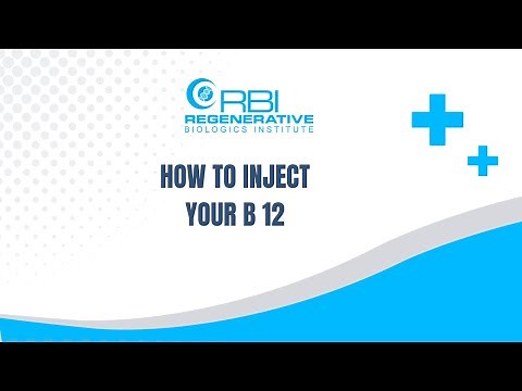 How to Inject Vitamin B12 at Home | RBI Vero Beach