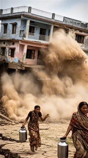 House Collapse in Real-Time #collapse #building