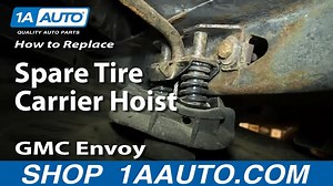 How to Replace Spare Tire Carrier Hoist Assembly 2002-06 GMC Envoy XL