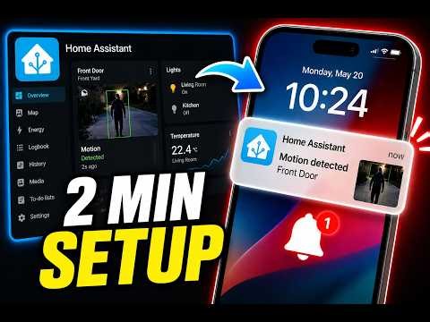 Home Assistant Push Notifications in 2 Minutes