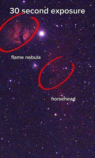 I Captured the Horsehead nebula with a 50mm guide scope