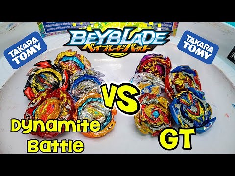 Beyblade Burst Dynamite Battle vs Beyblade Burst GT - OLD vs NEW Takara Tomy Beyblades