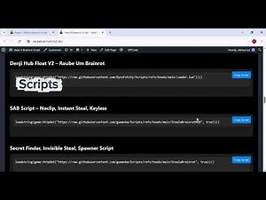 Steal A Brainrot Script *INSTANT STEAL* [CHILLI HUB, UGLY SCRIPT, NOCLIP] 2025