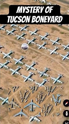 Inside America’s Secret Airplane Graveyard – The Tucson Boneyard ✈️🇺🇸